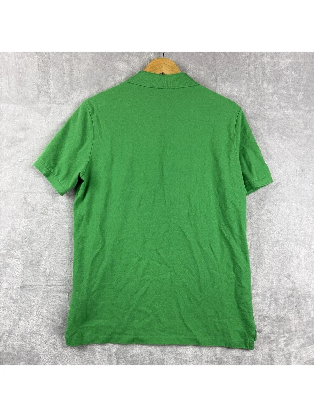 Polo Ralph Lauren Men M Green Classic Fit Big Pony Number 3 Polo Shirt Y2K Prep